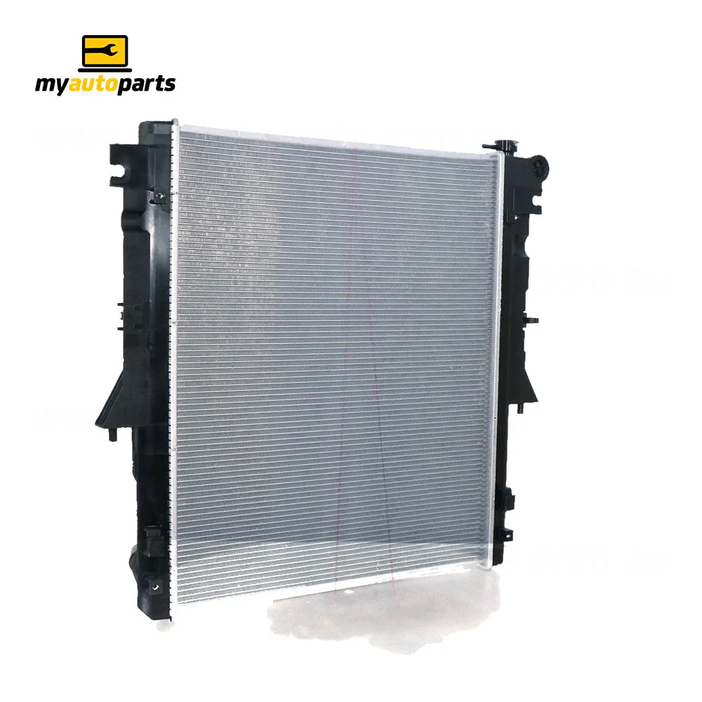 Radiator 35 / 35 mm Plastic Aluminium 525 x 635 x 16 mm Manual 5.8 mm Fin 2.4 L 4N15 Aftermarket suits Mitsubishi Triton MQ