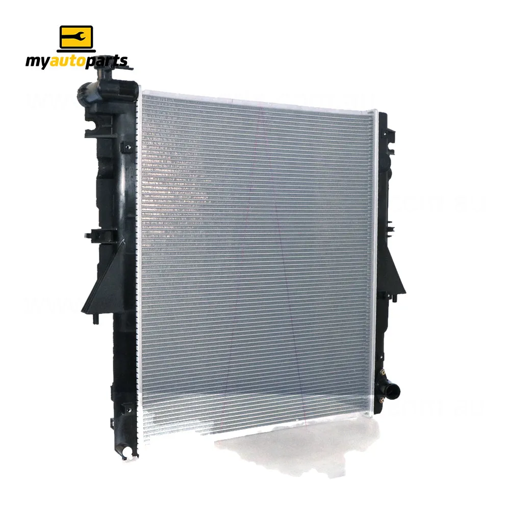 Radiator 35 / 35 mm Plastic Aluminium 525 x 635 x 16 mm Manual 5.8 mm Fin 2.4 L 4N15 Aftermarket suits Mitsubishi Triton MQ