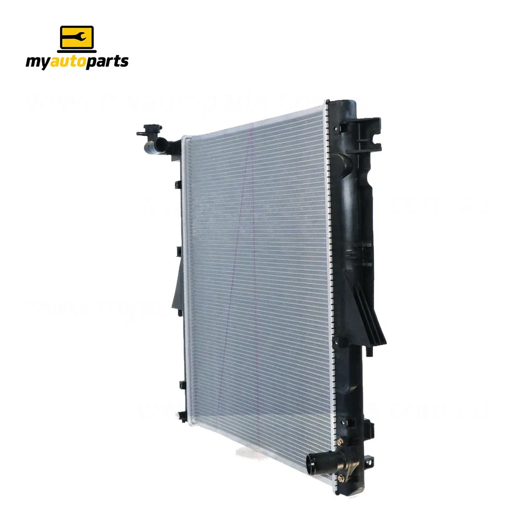 Radiator 35 / 35 mm Plastic Aluminium 525 x 635 x 16 mm Manual 5.8 mm Fin 2.4 L 4N15 Aftermarket suits Mitsubishi Triton MQ