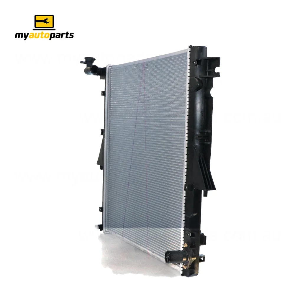 Radiator 35 / 35 mm Plastic Aluminium 525 x 635 x 16 mm Manual 5.8 mm Fin 2.4 L 4N15 Aftermarket suits Mitsubishi Triton MQ
