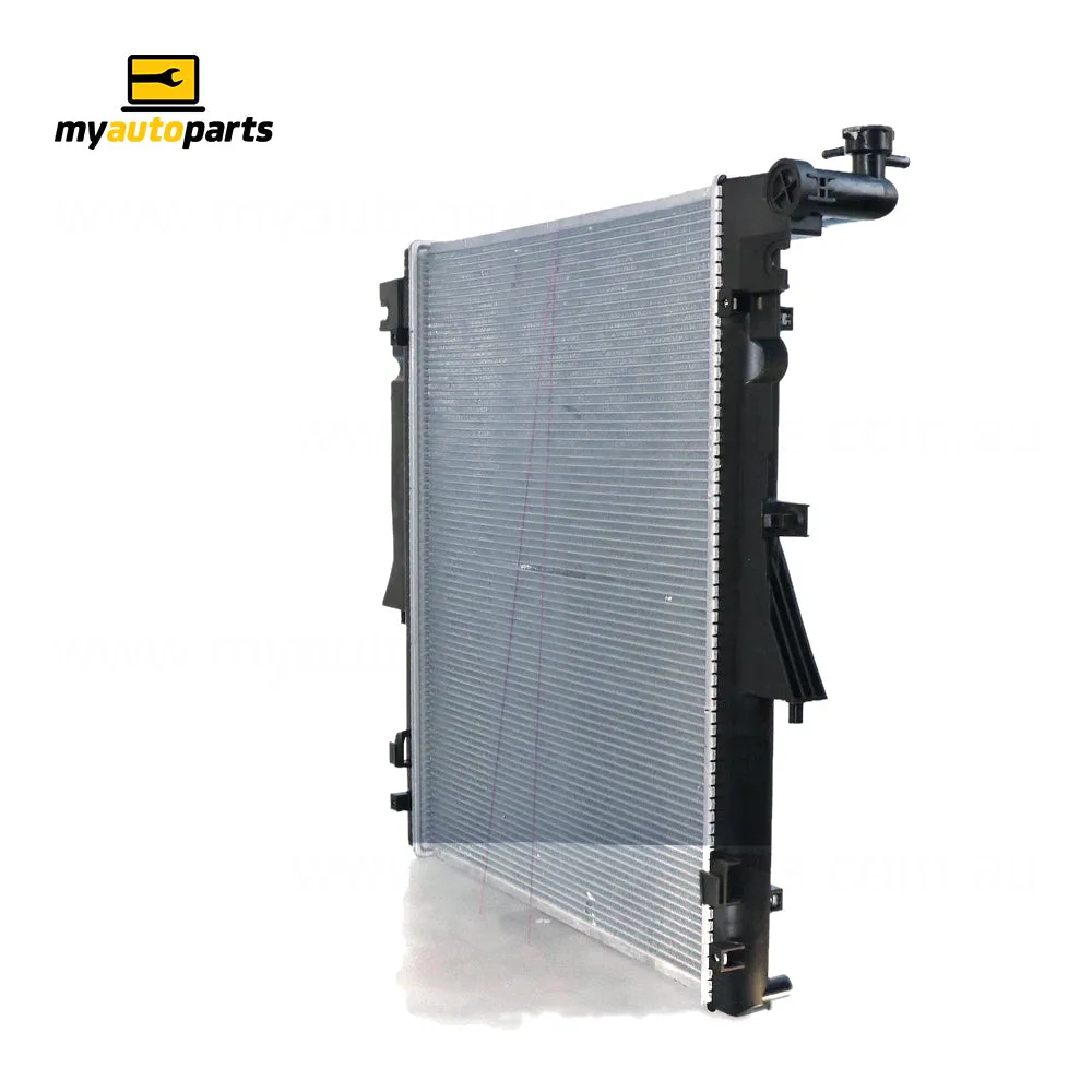 Radiator 35 / 35 mm Plastic Aluminium 525 x 635 x 16 mm Manual 5.8 mm Fin 2.4 L 4N15 Aftermarket suits Mitsubishi Triton MQ