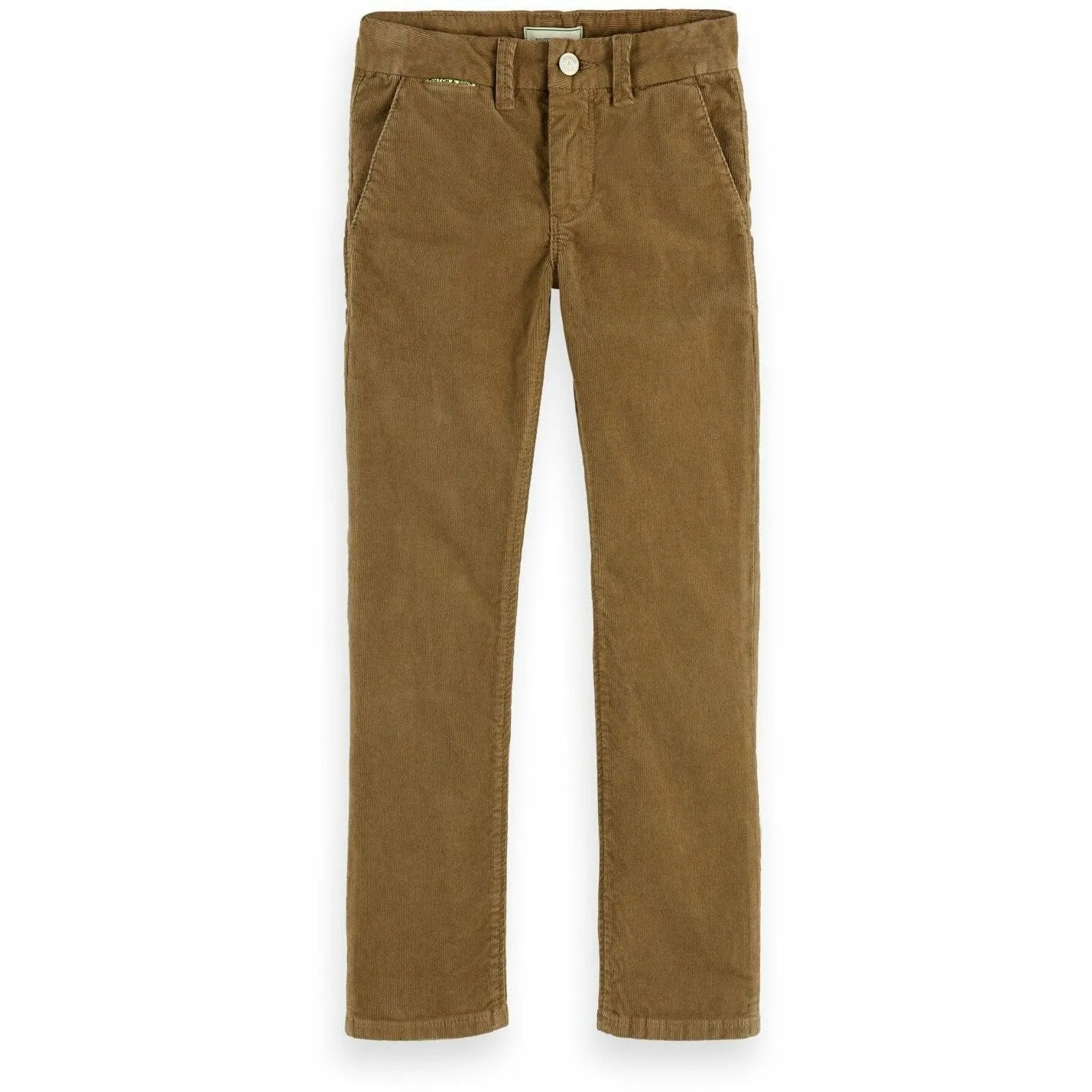 Relaxed Slim Fit Corduroy Chino - Walnut