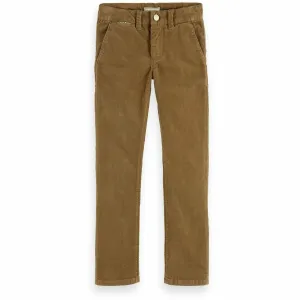 Relaxed Slim Fit Corduroy Chino - Walnut
