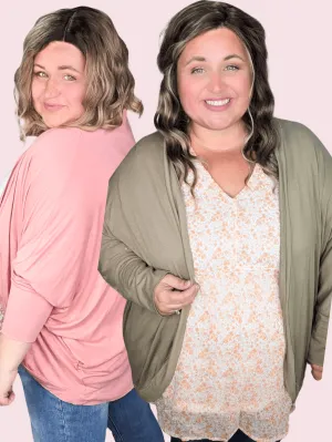 Rhythm And Blues Cocoon Pocket Cardigan (lots of colors!)