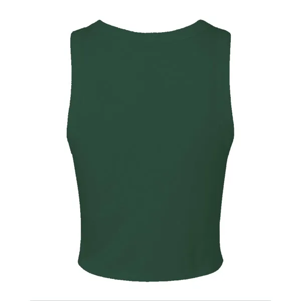 Ribbed High Neck Tank with Patch