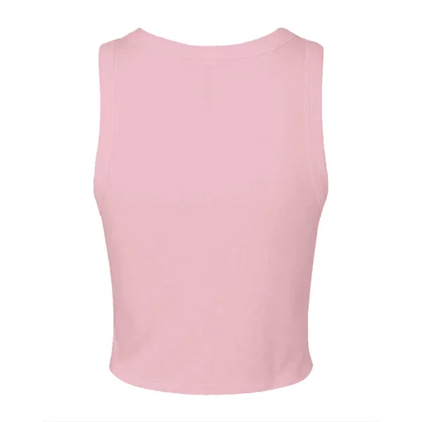 Ribbed High Neck Tank with Patch