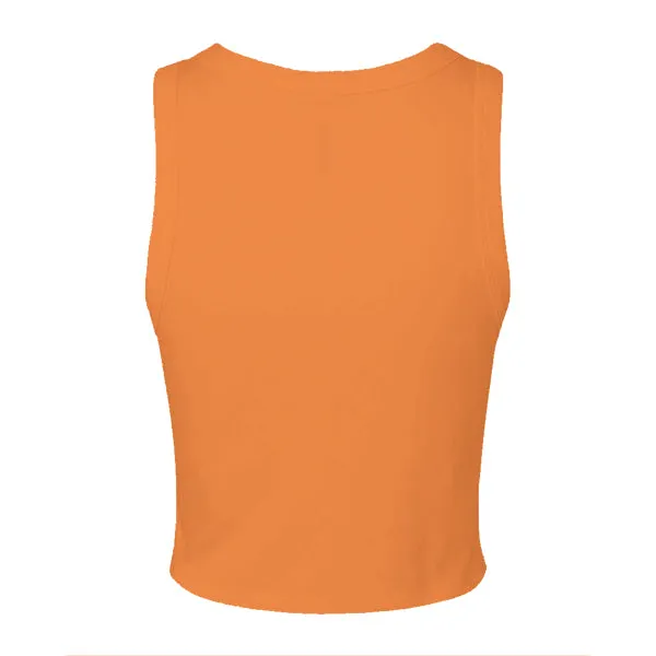 Ribbed High Neck Tank with Patch