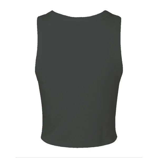 Ribbed High Neck Tank with Patch