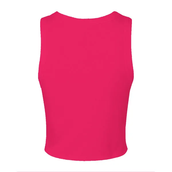 Ribbed High Neck Tank with Patch