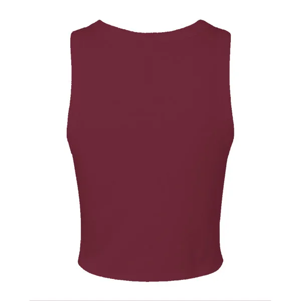 Ribbed High Neck Tank with Patch