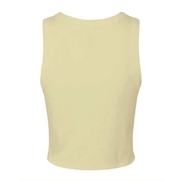 Ribbed High Neck Tank with Patch