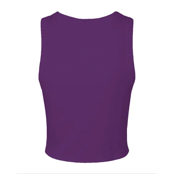 Ribbed High Neck Tank with Patch