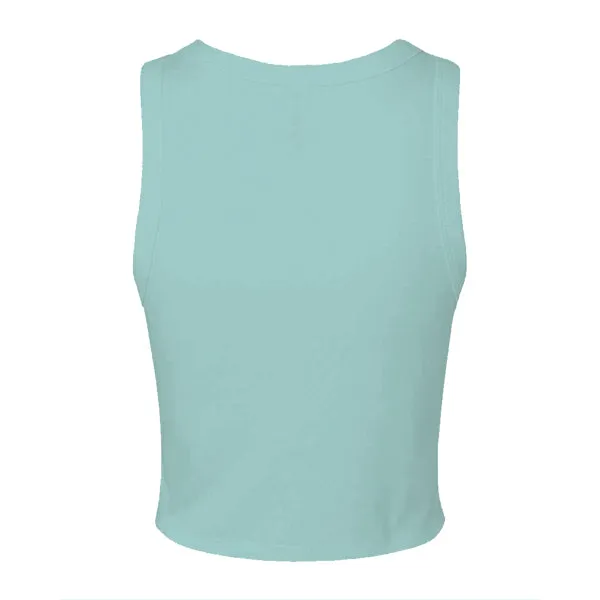 Ribbed High Neck Tank with Patch