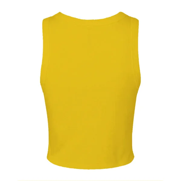 Ribbed High Neck Tank with Patch