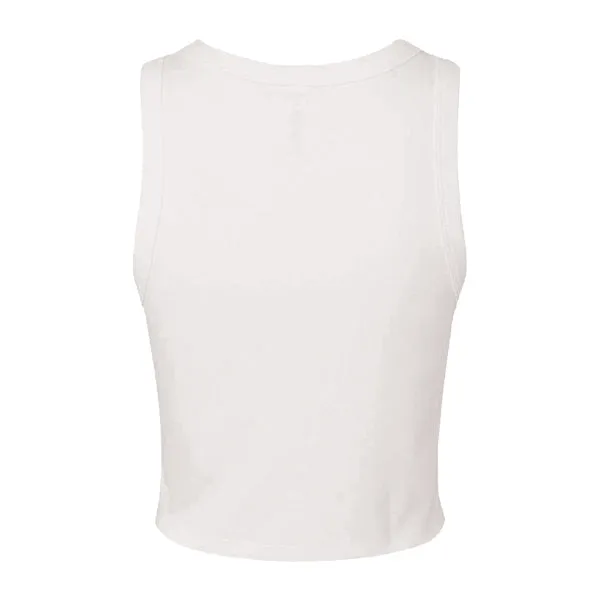 Ribbed High Neck Tank with Patch