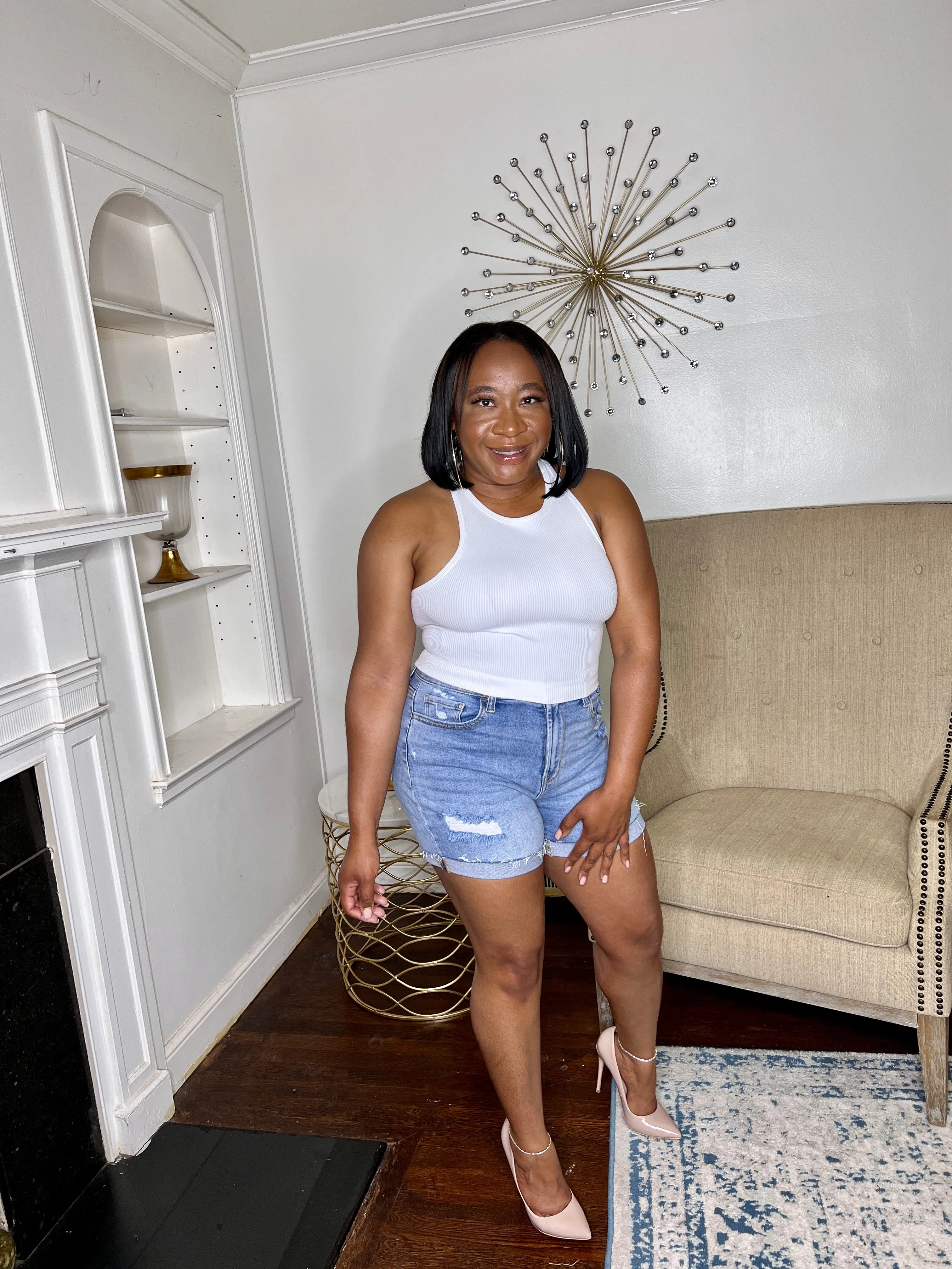 Ribbed Racerback Top