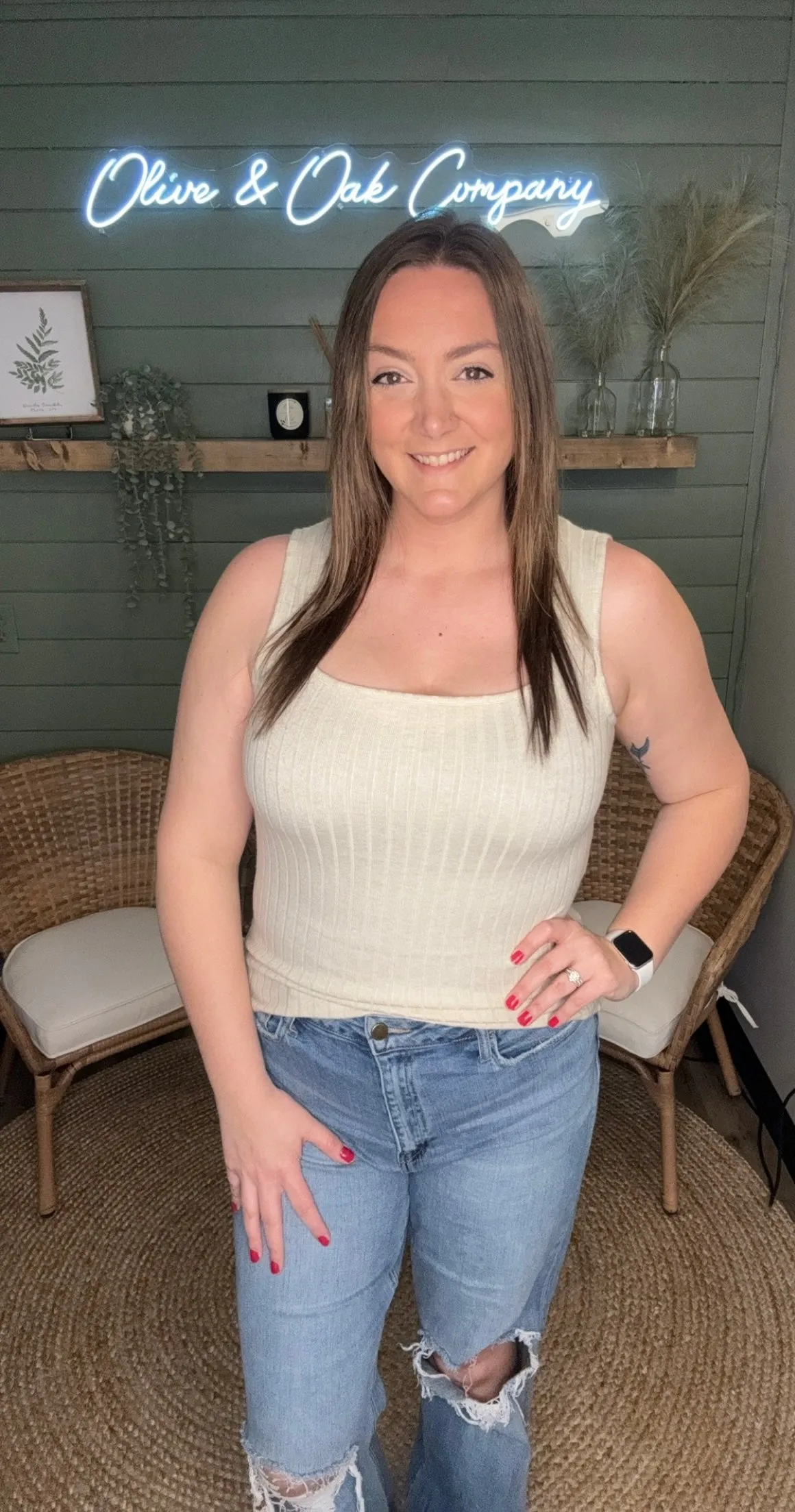 Ribbed Square Tank