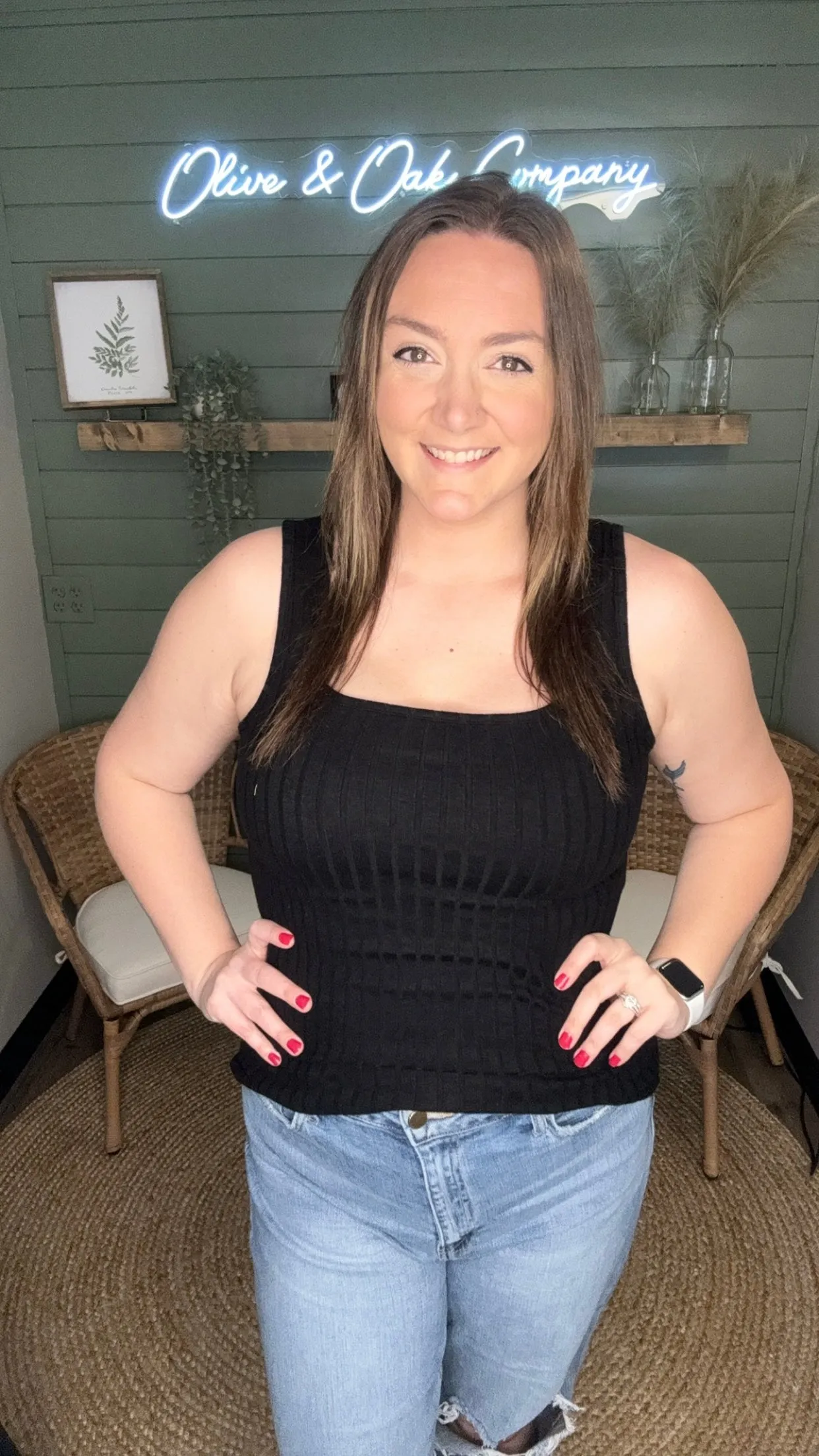 Ribbed Square Tank