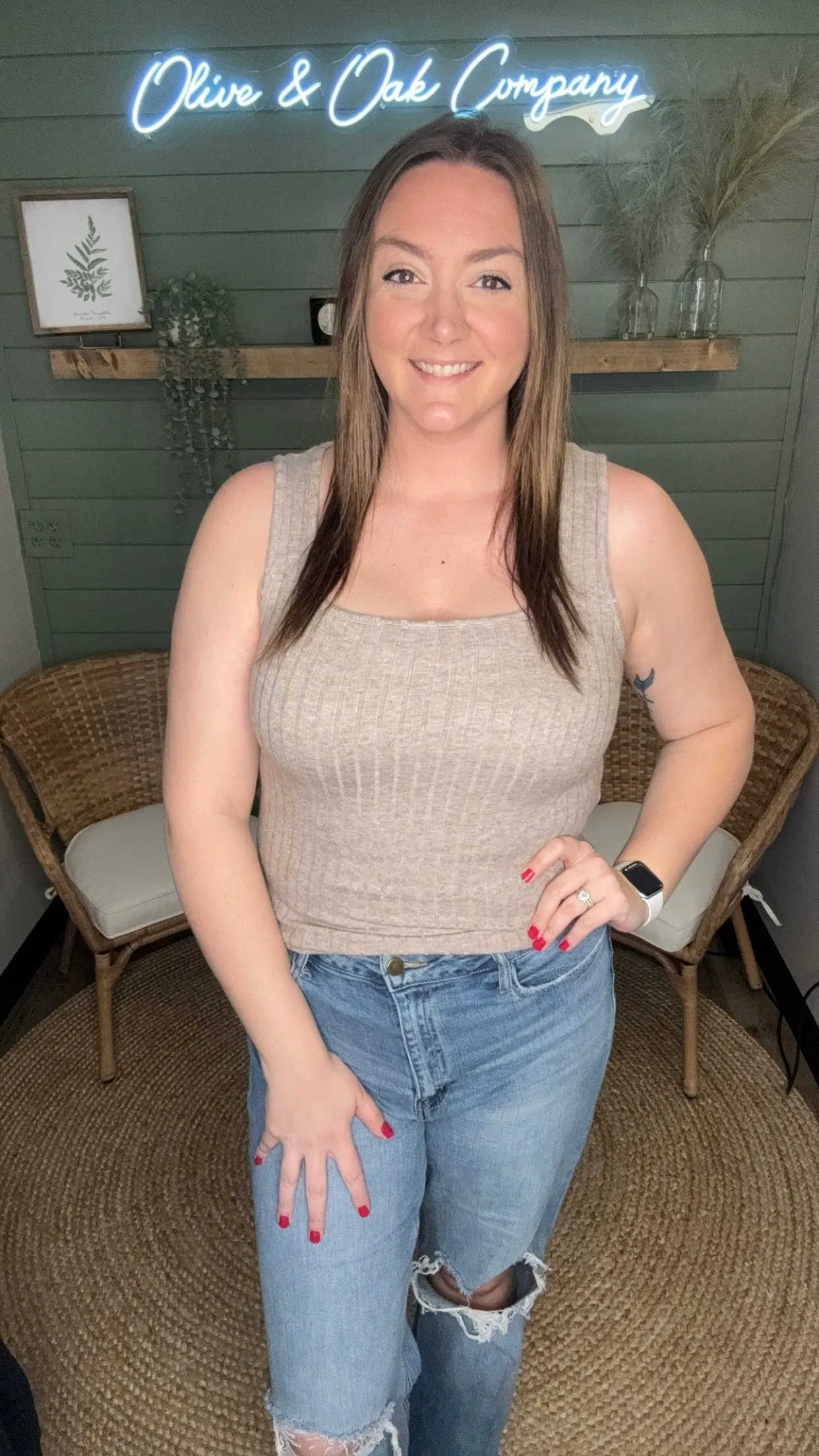Ribbed Square Tank