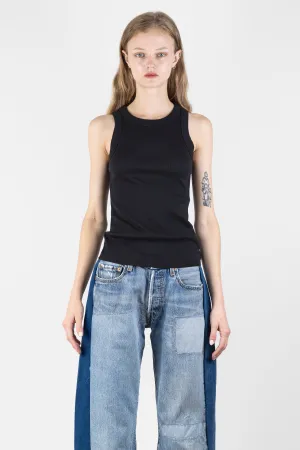 Ribbed Tank, Black