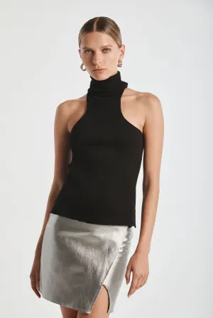 Ribbed Turtleneck Tank