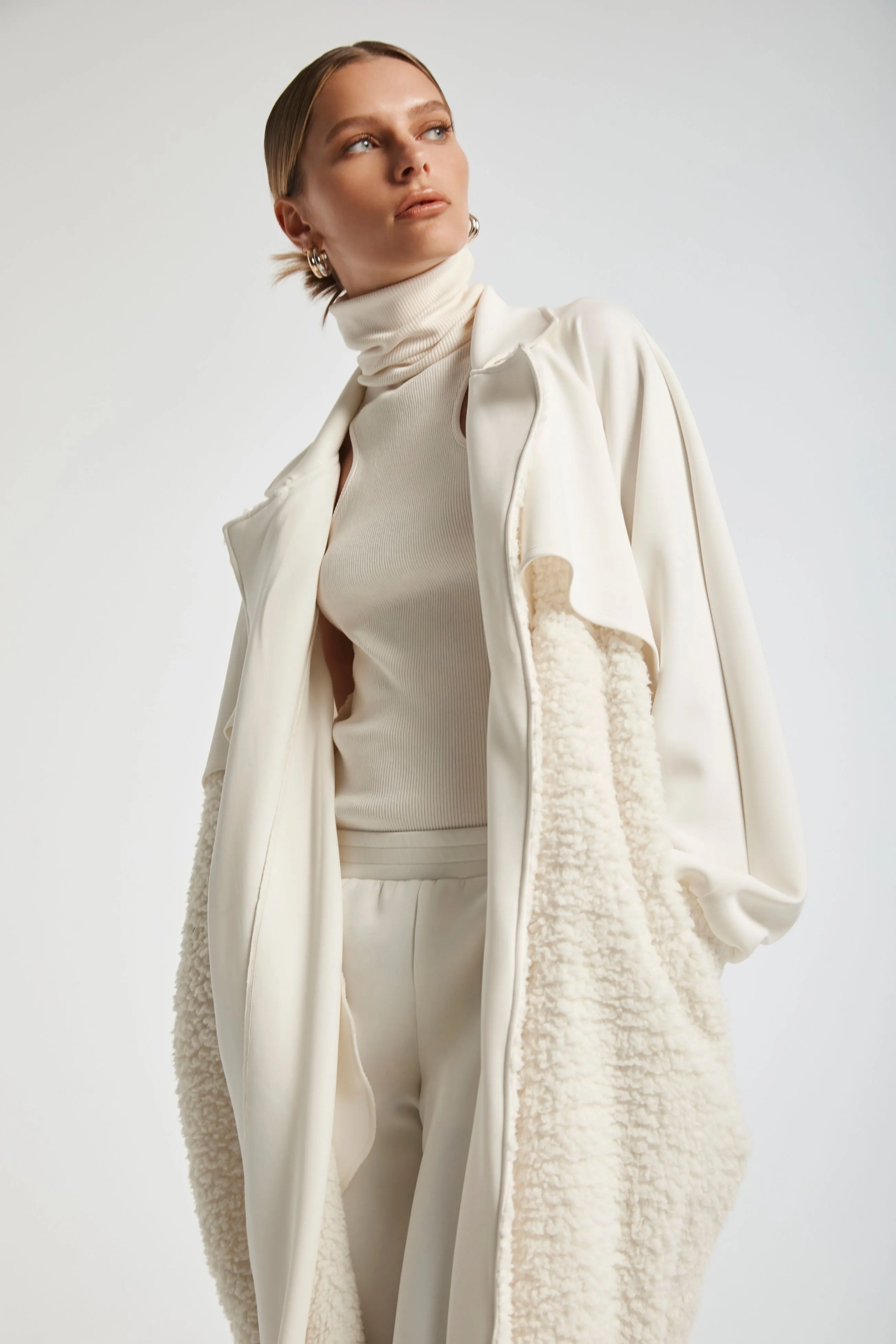 Ribbed Turtleneck Tank