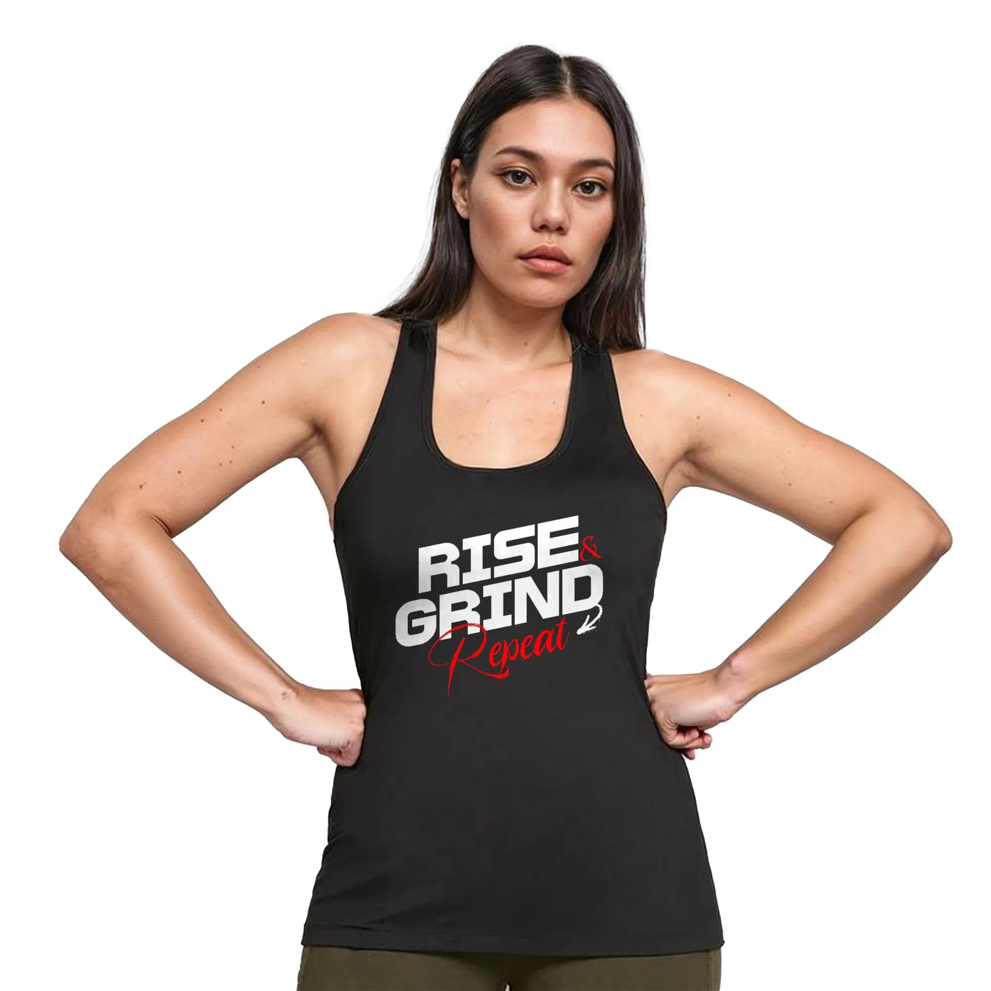 Rise and Grind Racerback Tank Top