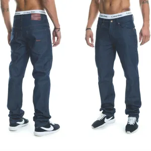 Rocawear Stay True Injection Denim Pants Dark Blue