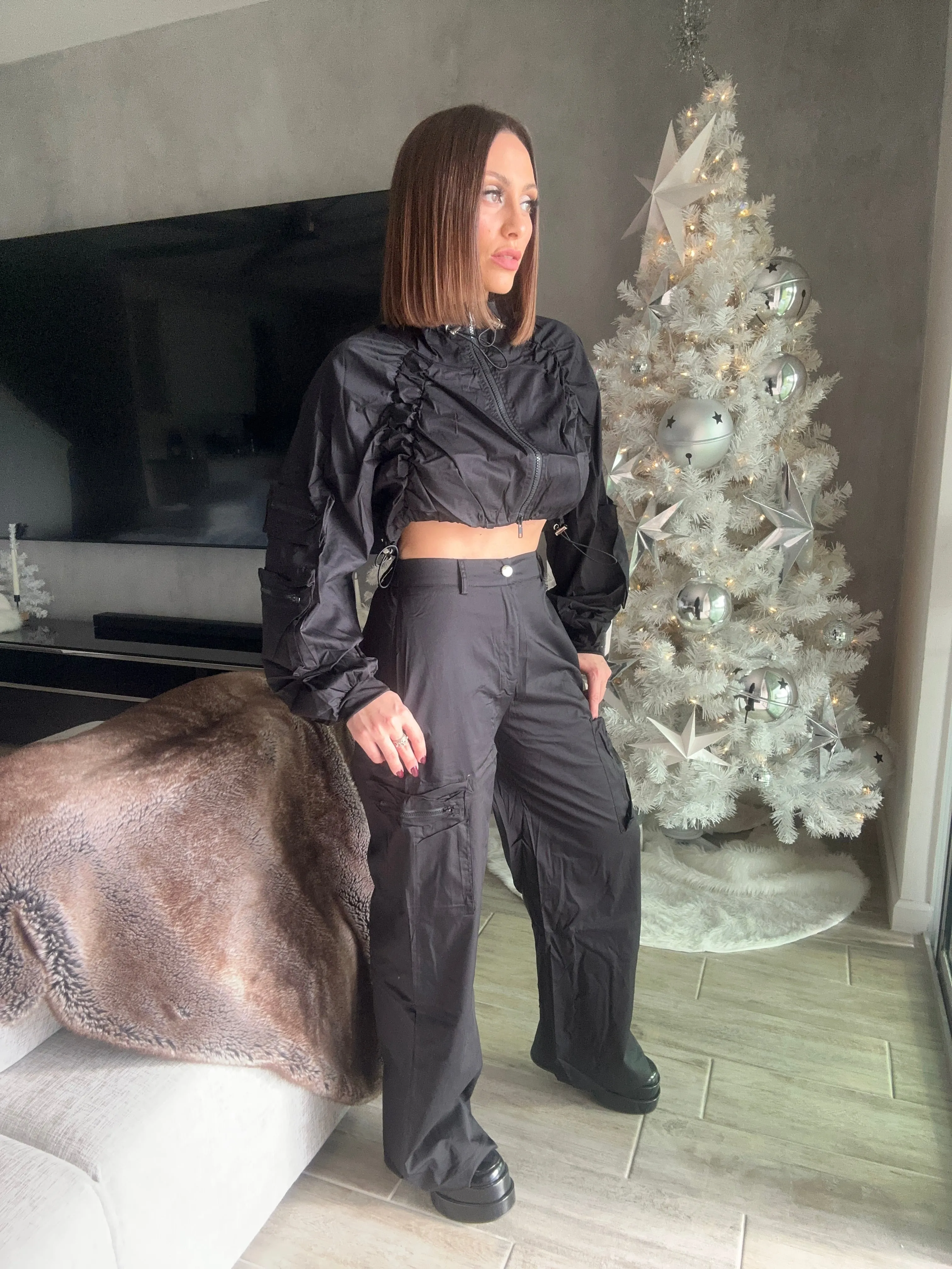 Rubicon Black Top and Cargo Pants