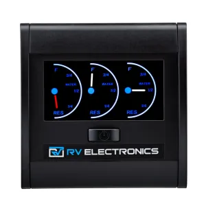 RV Electronics Standard RV LCD Water Gauge - Triple