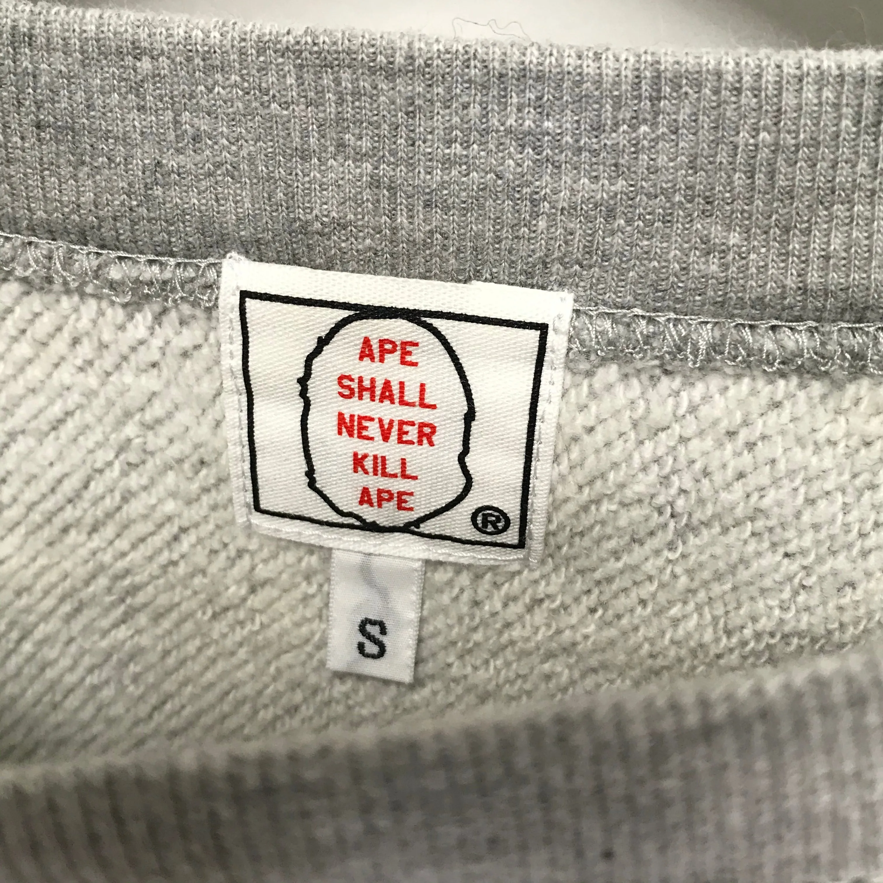 [S] A Bathing Ape Bape Kaws Bones Logo Crewneck Sweatshirt
