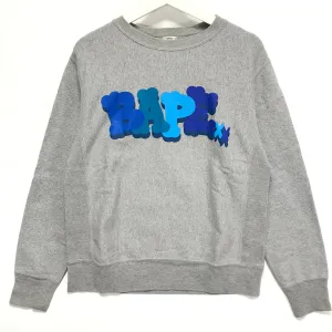 [S] A Bathing Ape Bape Kaws Bones Logo Crewneck Sweatshirt