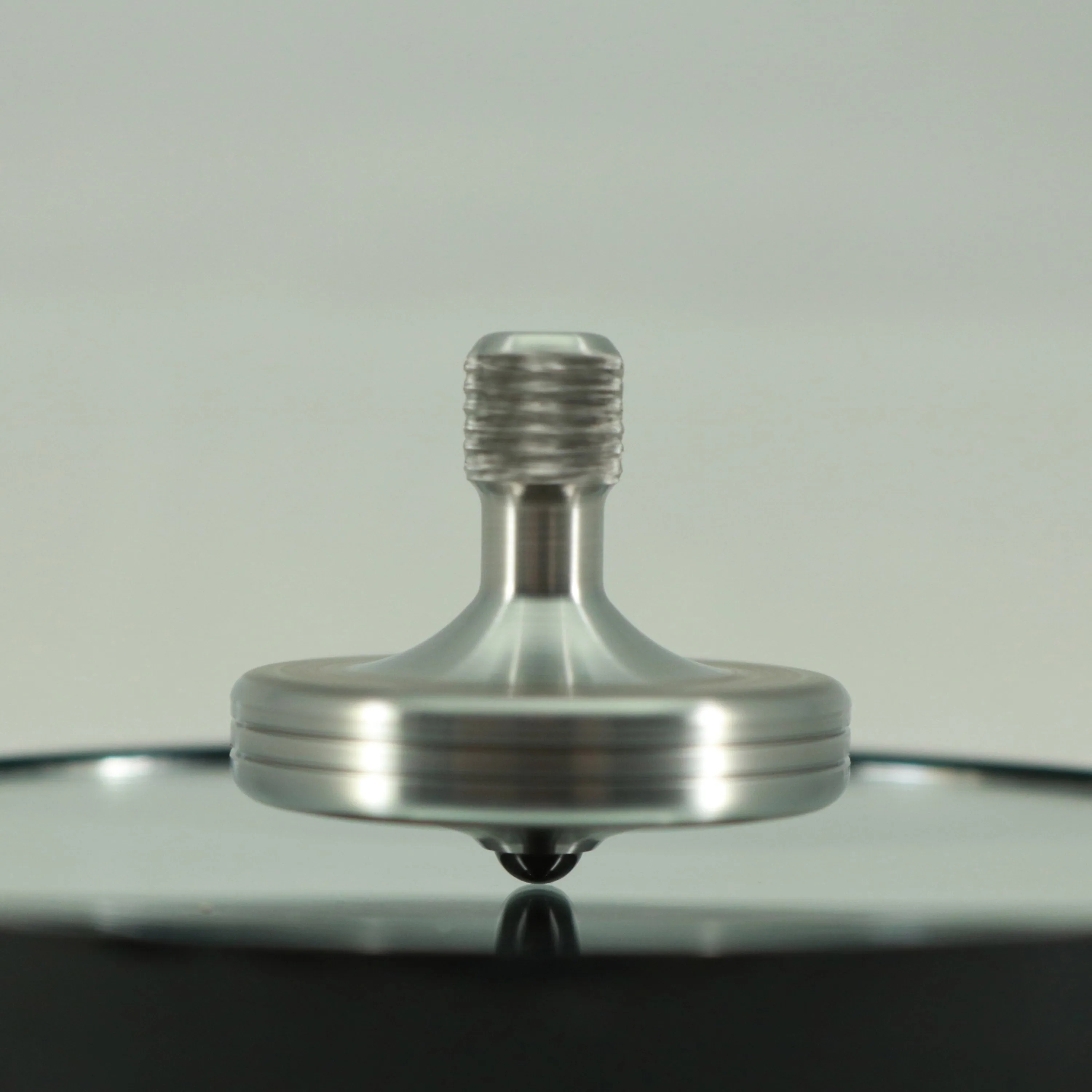 S2- Laser Etched Ribbon Design Stainless Steel Spinning Top