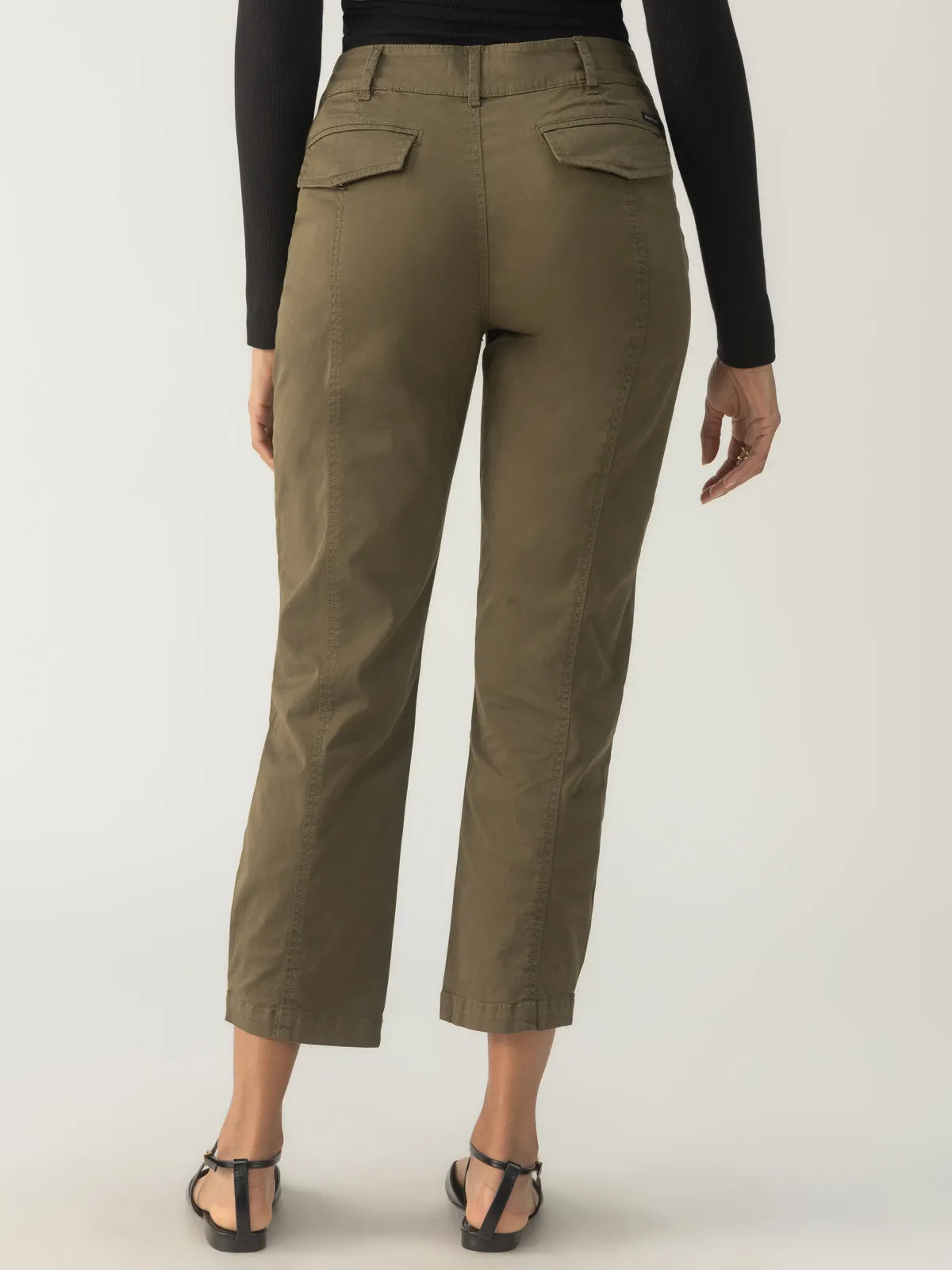 SAHARA TAPERED STANDARD RISE PANT - BURNT OLIVE