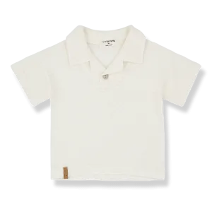 Sandro off white polo by 1   In The Family