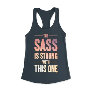 Sass is Strong Racerback Tank Top