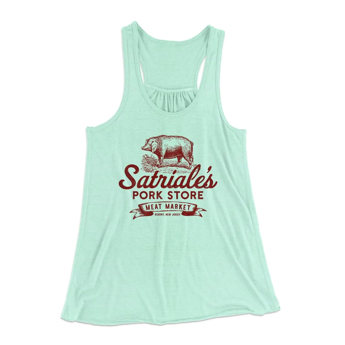 Satriale's Women's Flowey Tank Top