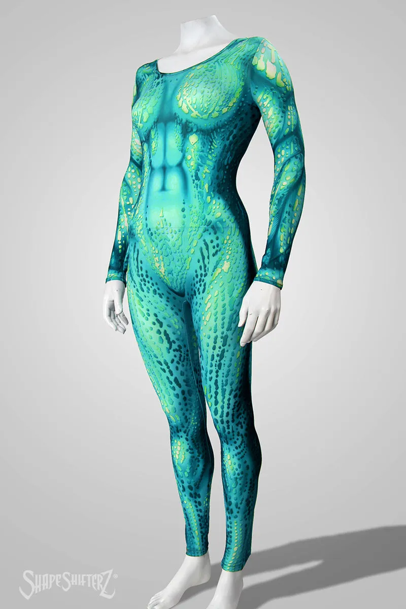 Sea Creature Scoop Neck Catsuit - Cosplay | Athletics | Performance