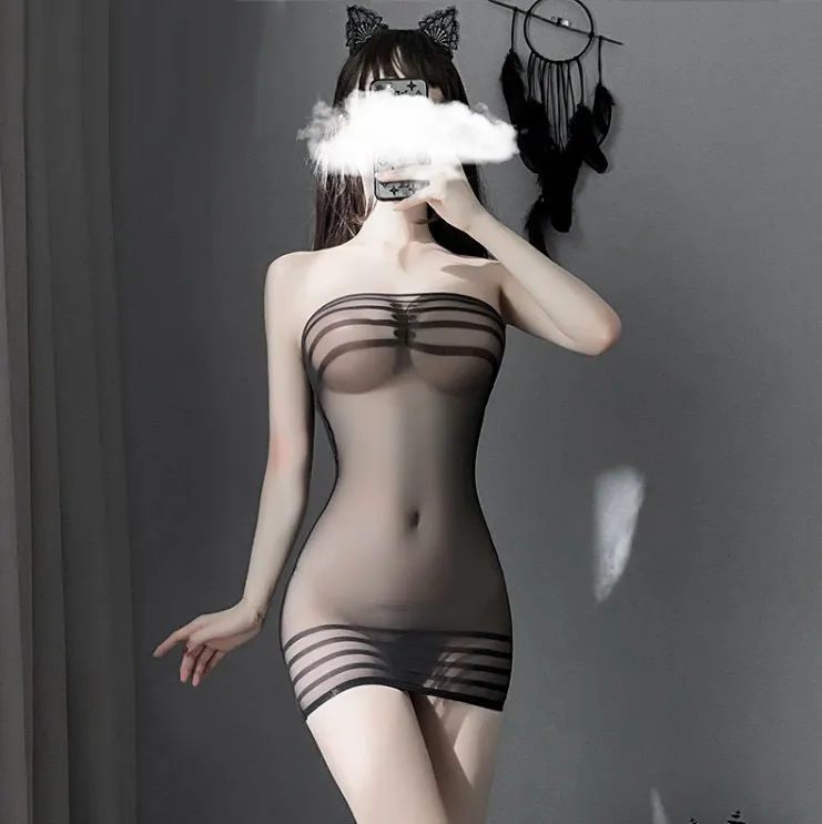See Through Dress | Bodycon Dress | See Through Lingerie | Sexy dress | Party Dress | Sheer Dress | Mini Black Dress | Mesh Dress