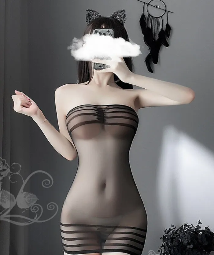 See Through Dress | Bodycon Dress | See Through Lingerie | Sexy dress | Party Dress | Sheer Dress | Mini Black Dress | Mesh Dress