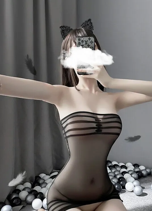 See Through Dress | Bodycon Dress | See Through Lingerie | Sexy dress | Party Dress | Sheer Dress | Mini Black Dress | Mesh Dress