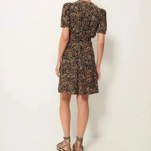 Sessun Claudia Short Buttoned Dress Floy Joy