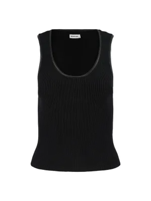 Simkhai Cobain Tank Top in Black