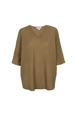Simone Batwing Top - Martini Olive