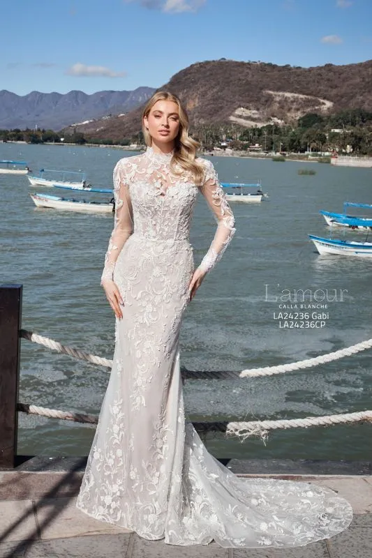 Size 14 L'amour LA24236JK Ivory Jacket