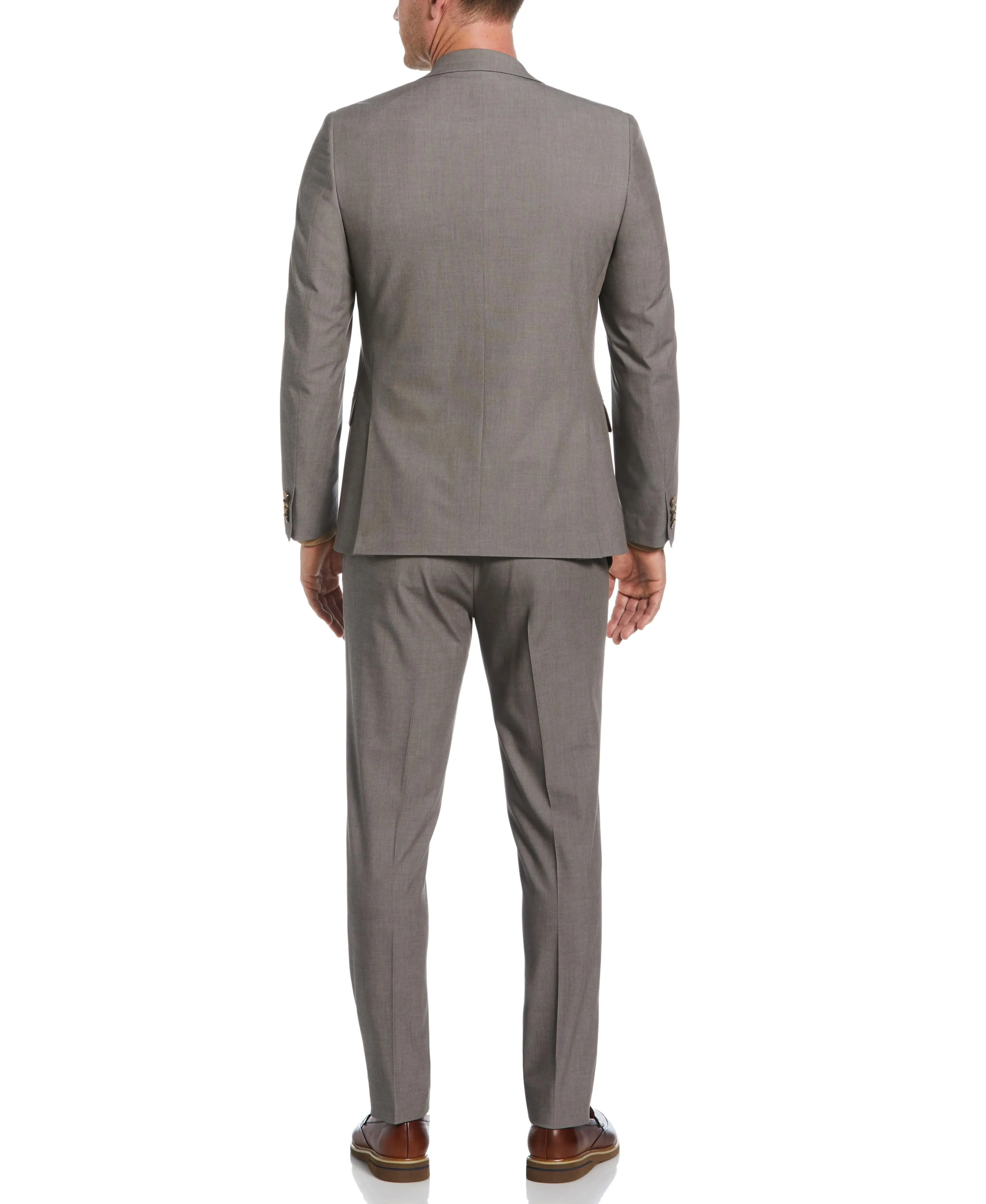 Skinny Fit Notch Lapel Iridescent Suit Jacket