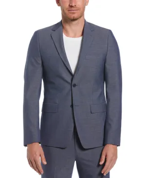 Skinny Fit Notch Lapel Iridescent Suit Jacket