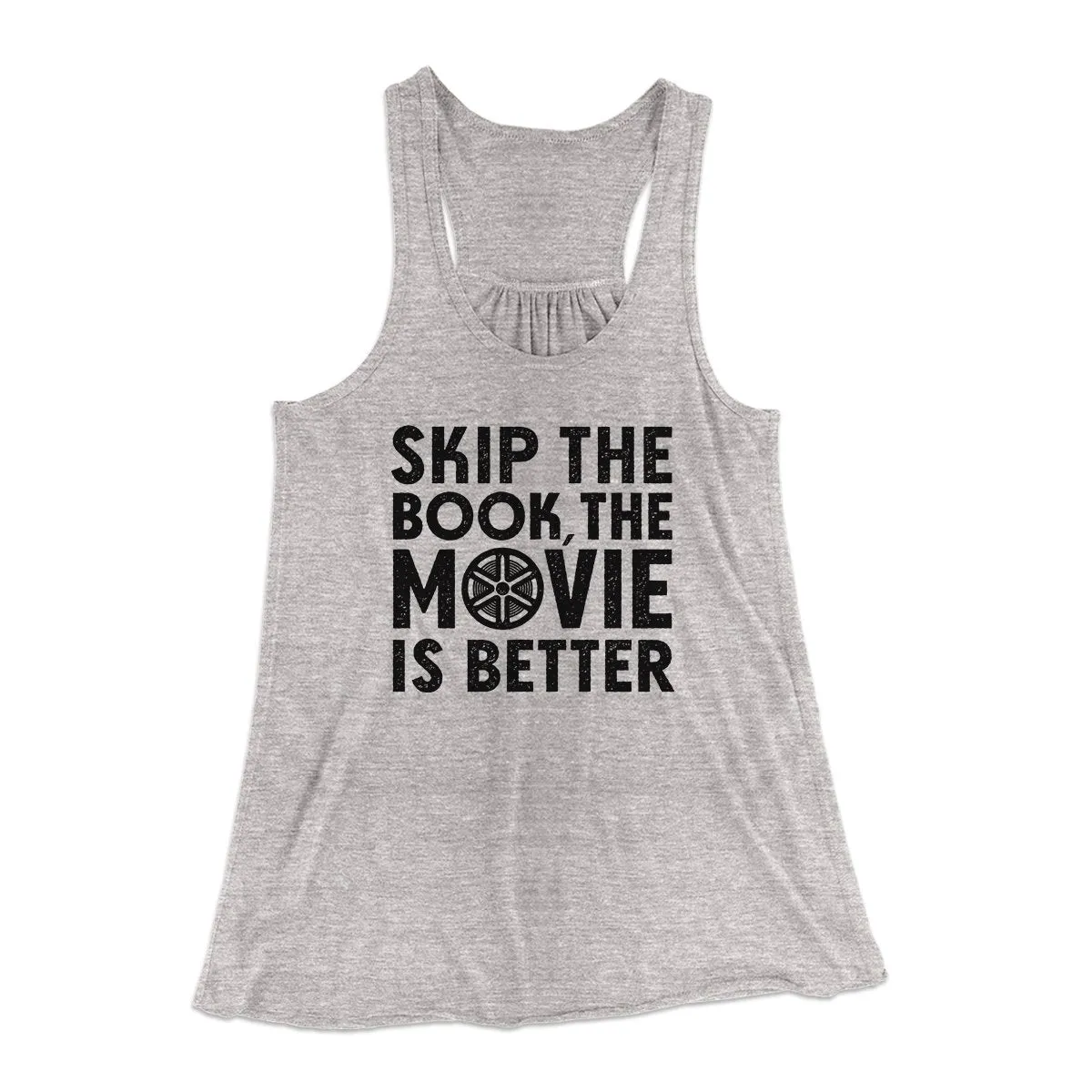 Skip The Book Funny Women's Flowey Tank Top