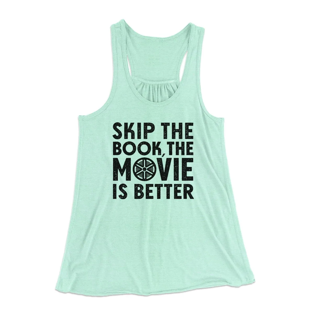 Skip The Book Funny Women's Flowey Tank Top