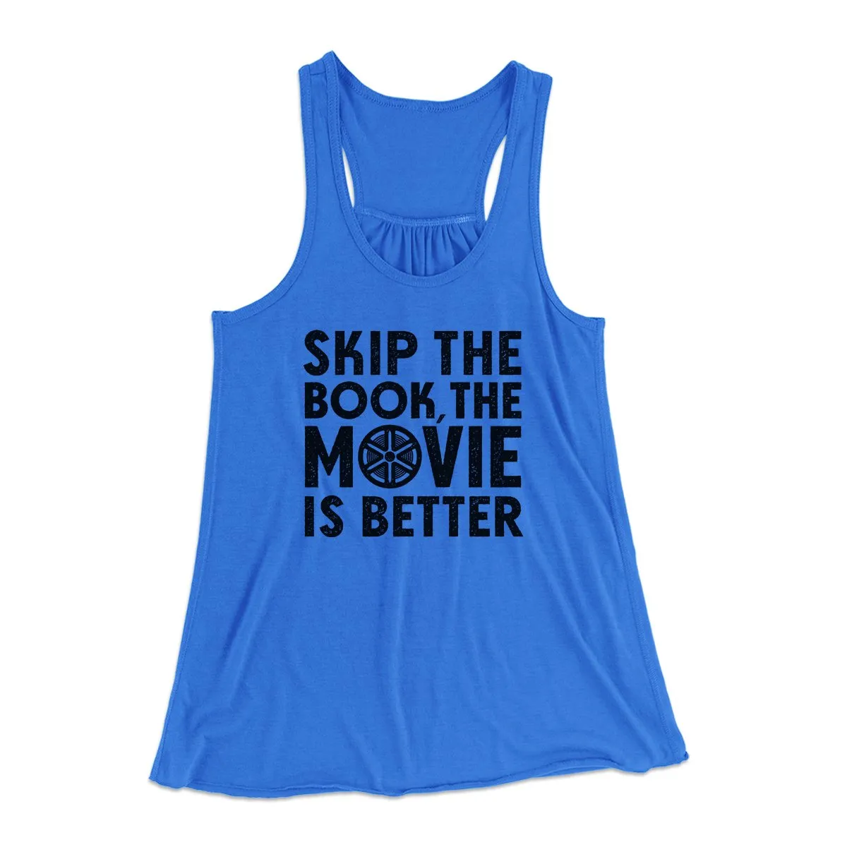 Skip The Book Funny Women's Flowey Tank Top